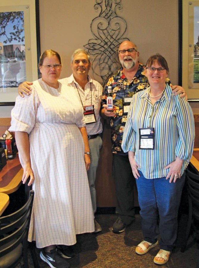 Left to right: Eileen and Matt Eby with Scott and Penny Smith.