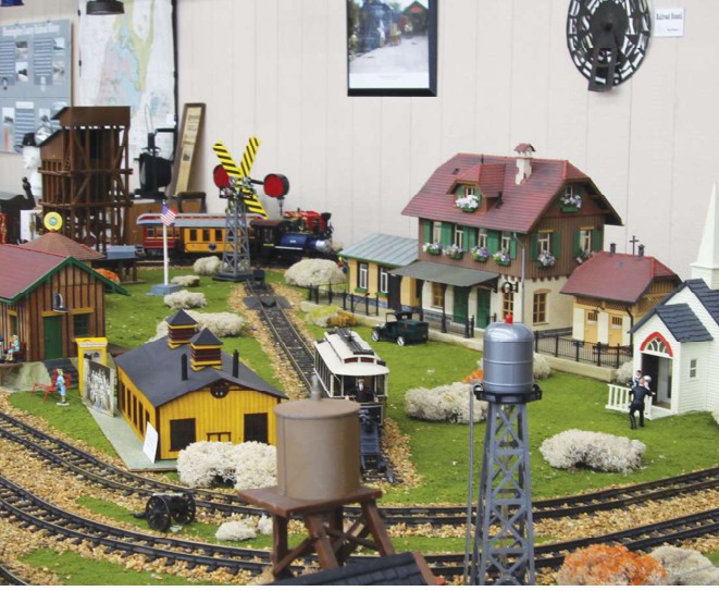 The Isett Heritage Museum’s train display.