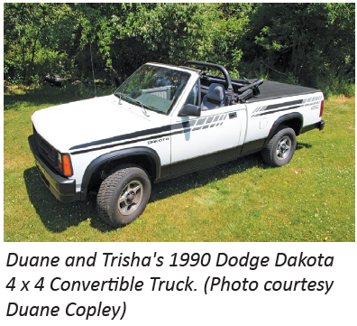Photo of a 1990 Dodge Dakota 4x4 convertible truck